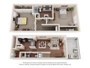 2x1 | 1,050 SF