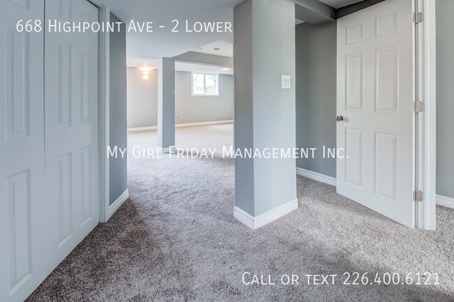 Photo - 668 Highpoint Ave Unité 2 Lower