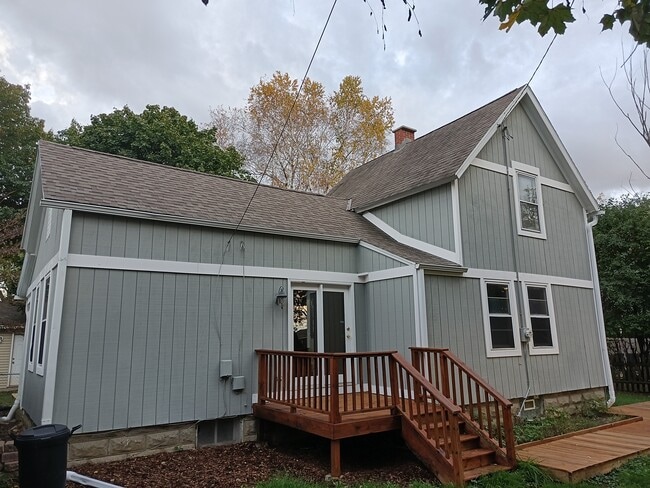 Rear with deck - 1313 N 67th St