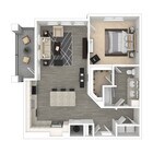 King's Crown | 1 Bedroom | 1 Bathroom | 893 SF