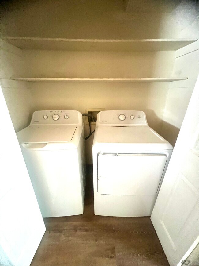 Laundry closet-hallway