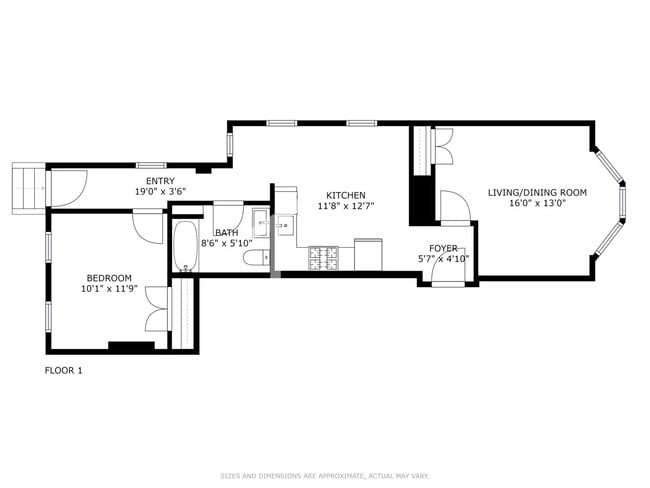 Photo - GREAT 1Br/1Bth. Heat/Hot Water/Gas included in rent