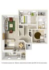 Plano de planta campestre