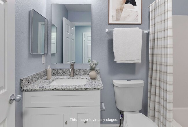 Staged Bathroom