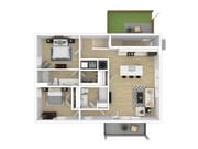 2 BD Stacked Duplex Upper
