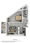 Explore the efficient layout of this urban retreat, perfect for modern living.