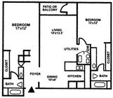2BR/2BA