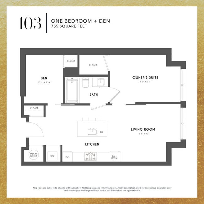 Brand New 1 bed + den in Shaw - 801 N St NW Condo Unit 103