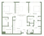 B1.3 floor plan Enclave at Raritan