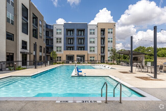 Resort Style Pool with Tanning Deck