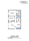 Two Bed, One Bath