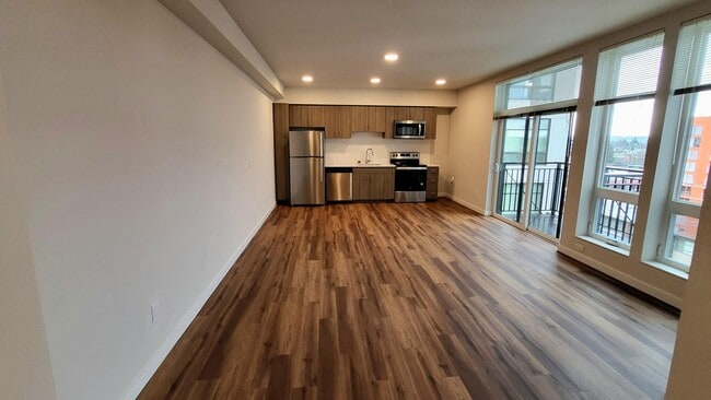 Living Space and Kitchen
