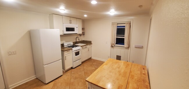 Full kitchen with new refrigerator - 152 Redfield Ave House