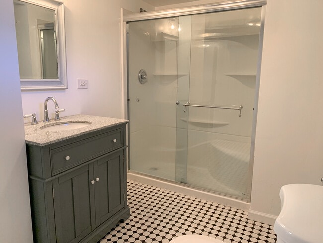 Full bathroom #2 in basement. - 1336 N Eagle St