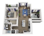 A6 floor plan Republic Flats