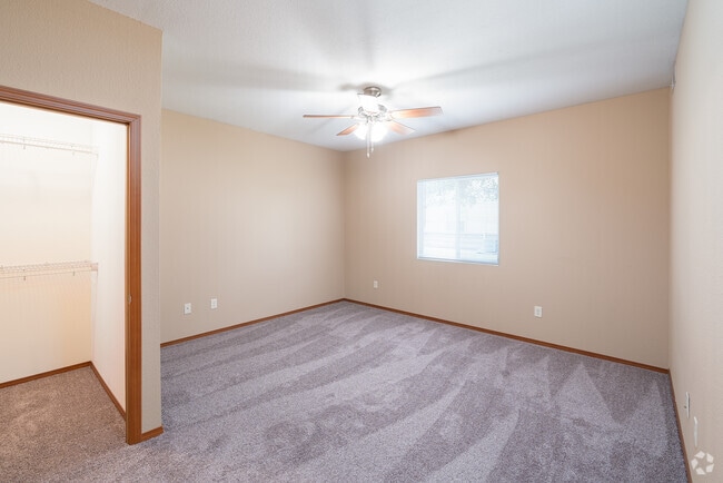 3BR, 2BA - 1,200SF - Primary Bedroom