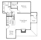 1BR/1BA