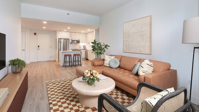 Living Room with Hard Surface Flooring