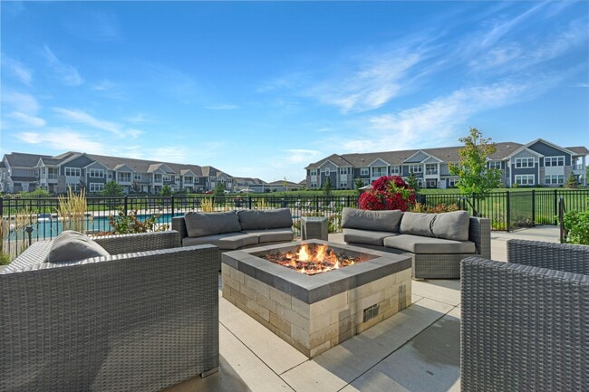 Seasons at Orchard Hills Exterior Gas Firepit - Seasons at Orchard Hills