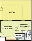 1BR/1BA