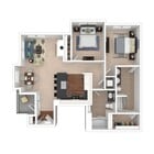2 BD / 2 BA – 1,136 SF