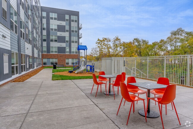 Patio and Playground