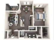 1 Bedroom | 1 Bath | 916 SF