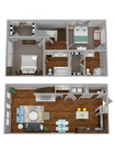 Two Bedroom Townhome