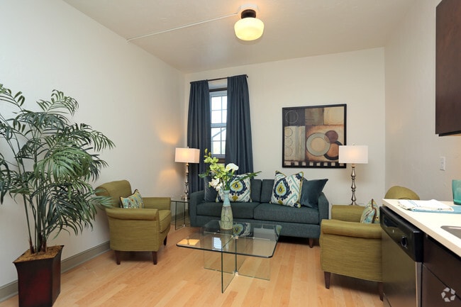 2BR - Living Area - The Douglass