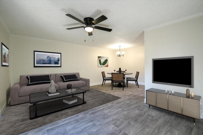Spacious living room