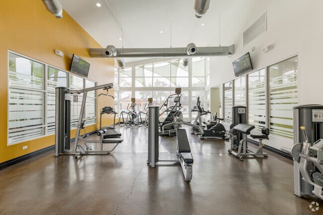 24-Hour Fitness Center w/ Spin & Yoga Room - Onnix Apartments