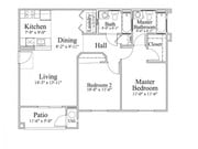 2BR/2BA