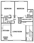 2BR/1.5BA