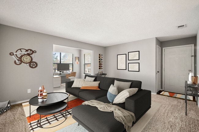 1BD, 1BA - 800SF - Living Room (Classic)