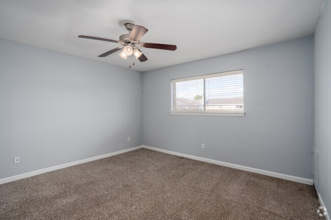 3BR, 2BA - 1,120SF - Bedroom