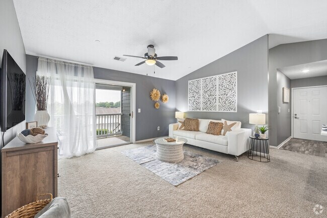 2BR, 2A - 1,000SF - Living Room