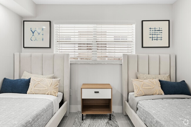 2BR, 1BA - 1,000SF - Bedroom 1