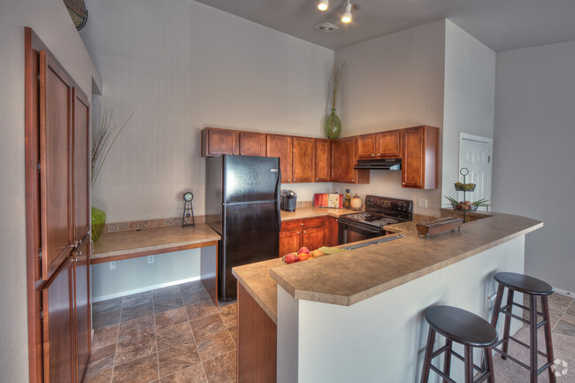 1-bd Kitchen - Northstar Lodge Apartments