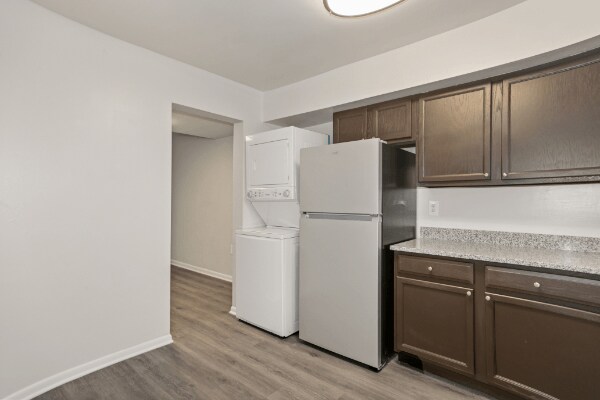 Kitchen at The Hills at Milford Mill Apartments in Baltimore, MD