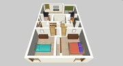 2BR/1BA