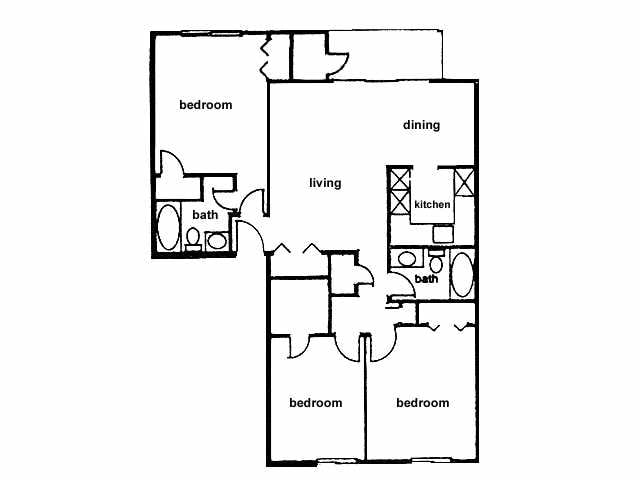 3BR/2BA - The Spruce 3B 2BA