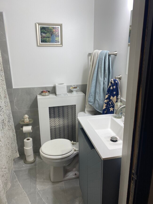 Recently remodeled bathroom