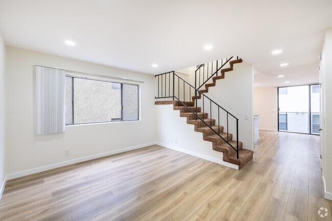 2BR, 1.5BA - 1,600SF - Living Room - Las Casitas Apartments