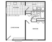 1BR/1BA