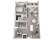 1 dormitorio 1 baño y estudio