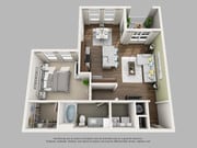Element South - A2-M3 - 1 Beds - 1 Baths - 819 Sq. ft.