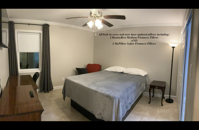 All Furnished Units Now Have 2 BeautyRest and 2 MyPillow Pillows Per Bed - 1070 Leroy Stevens Rd Apartamentos