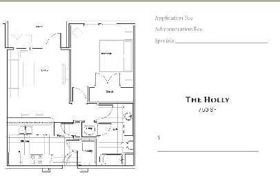 Floor Plan - The Holly