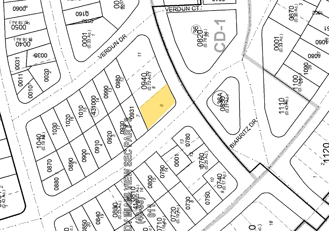 Plat Map - Duval Apartments