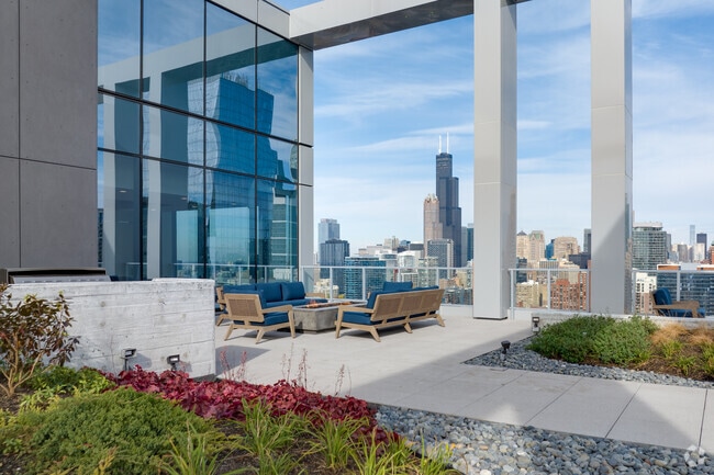 Rooftop firepit